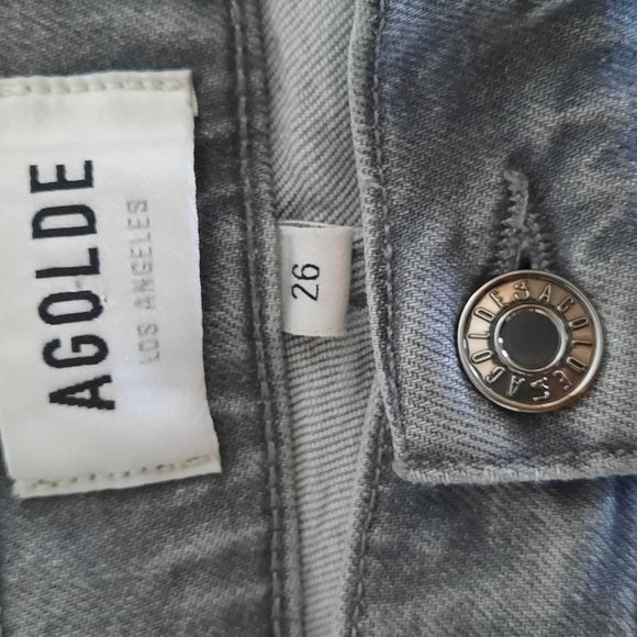 AGOLDE - Nico High Rise Slim - in colour CHIME - Picture 2 of 9